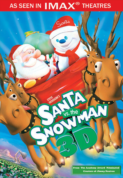 Animated movie Santa vs. the Snowman 3D poster