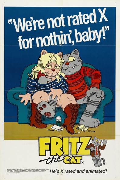 Animated movie Fritz the Cat poster