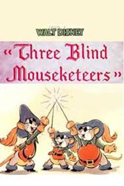 Animated movie Three Blind Mouseketeers poster