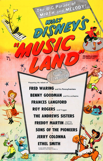 Animated movie Music Land poster