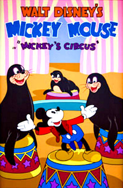 Animated movie Mickey's Circus poster