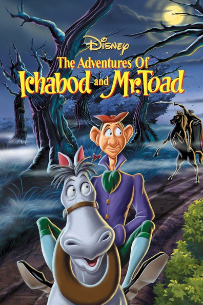 Animated movie The Adventures of Ichabod and Mr. Toad poster
