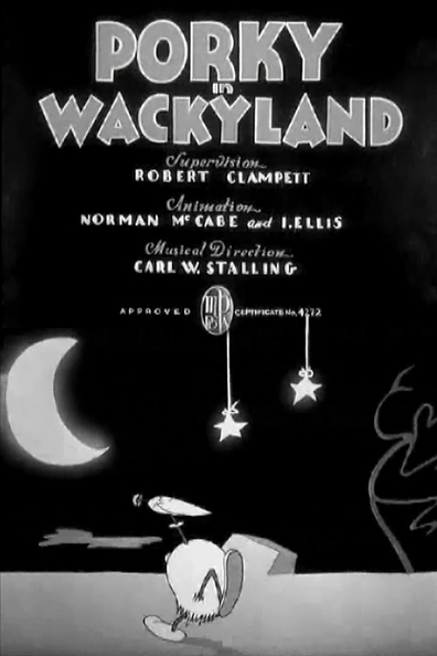 Animated movie Porky in Wackyland poster