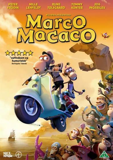Animated movie Marco Macaco poster
