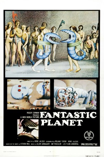 Animated movie La planete sauvage poster