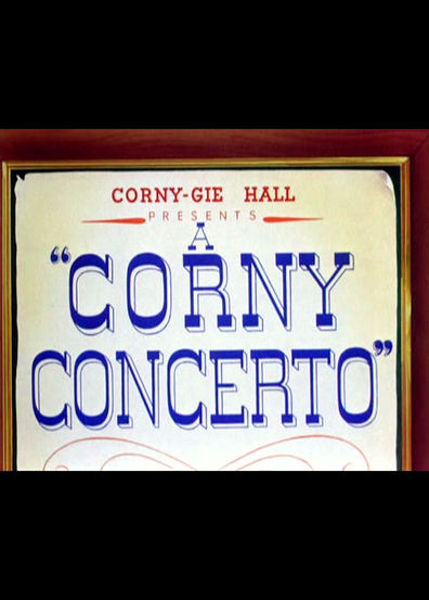 Animated movie A Corny Concerto poster
