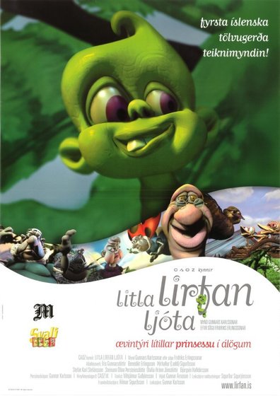 Animated movie Litla lirfan ljota poster
