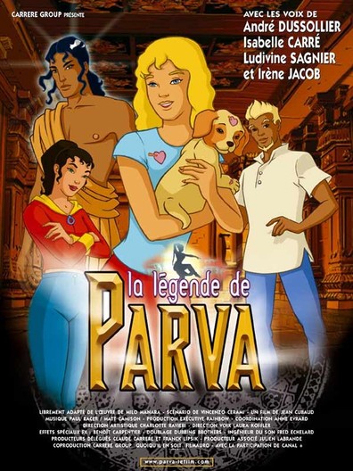 Animated movie La legende de Parva poster