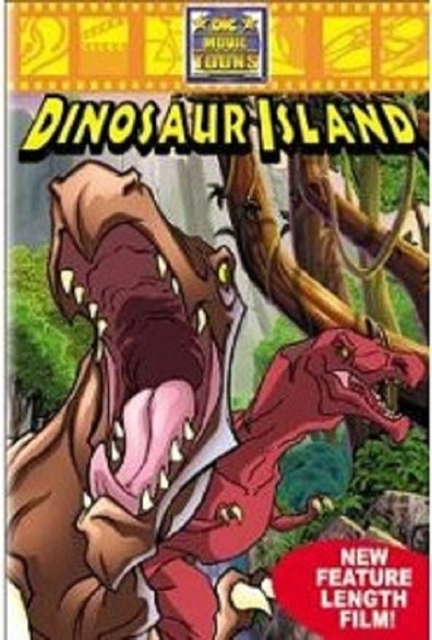 Animated movie Dinosaur Island poster