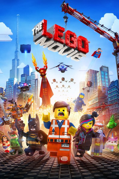 Animated movie The Lego Movie poster