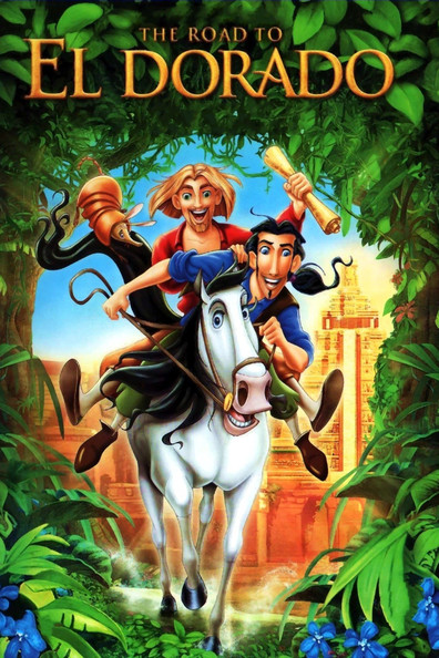 Animated movie The Road to El Dorado poster