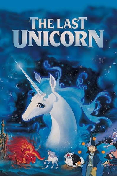 Animated movie The Last Unicorn poster