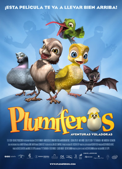 Animated movie Plumiferos - Aventuras voladoras poster