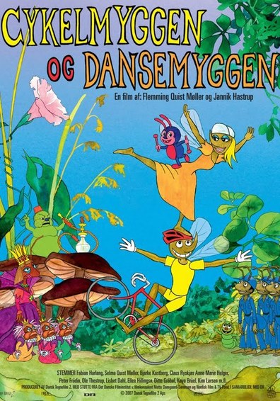 Animated movie Cykelmyggen og dansemyggen poster