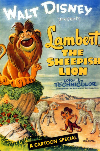 Animated movie Lambert the Sheepish Lion poster
