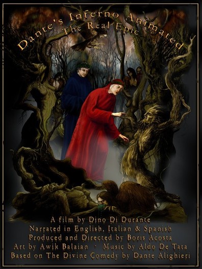 Animated movie Dante's Hell Animated poster