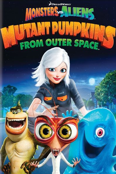 Animated movie Monsters vs Aliens: Mutant Pumpkins from Outer Space poster