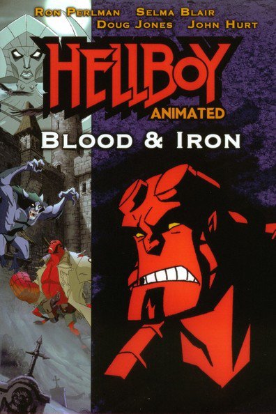Animated movie Hellboy Animated: Blood and Iron poster