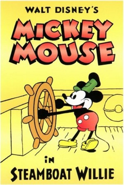 Animated movie Steamboat Willie poster
