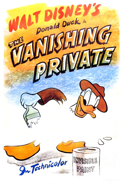 Animated movie The Vanishing Private poster