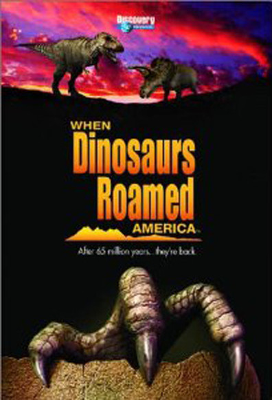 Animated movie When Dinosaurs Roamed America poster