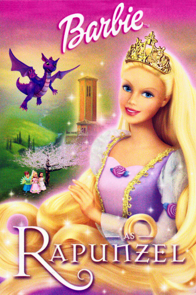 Animated movie Barbie as Rapunzel poster