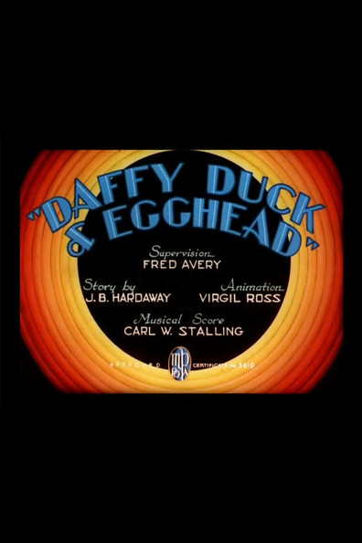 Animated movie Daffy Duck & Egghead poster