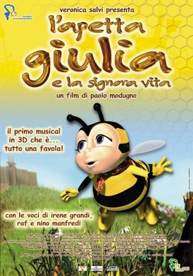 Animated movie L'apetta Giulia e la signora Vita poster
