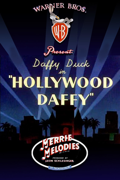 Animated movie Hollywood Daffy poster