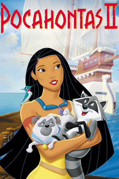 Animated movie Pocahontas II: Journey to a New World poster