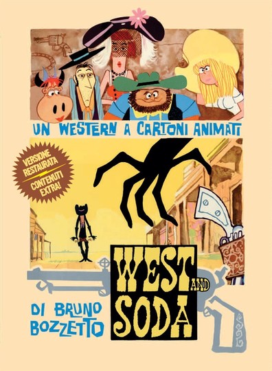 Animated movie West and soda poster