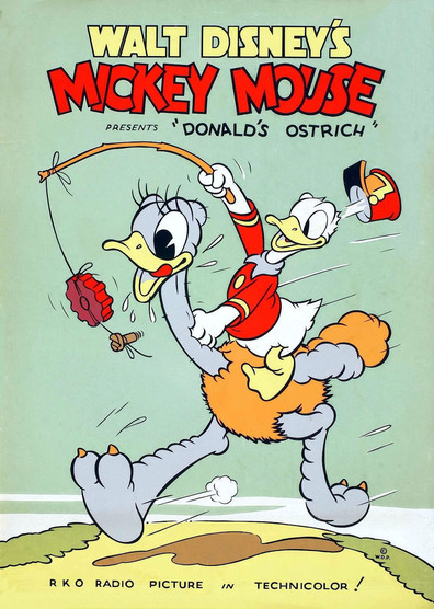 Animated movie Donald's Ostrich poster