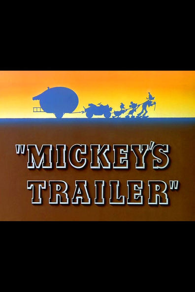 Animated movie Mickey's Trailer poster