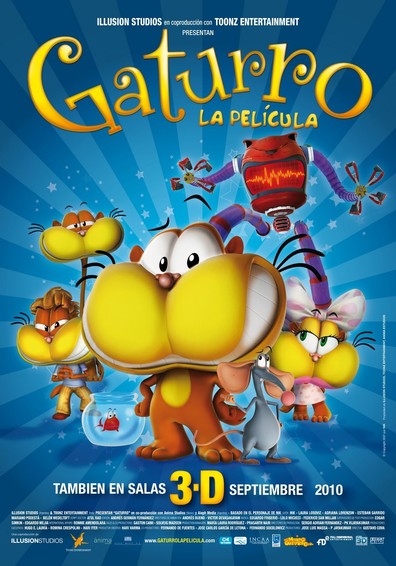 Animated movie Gaturro poster