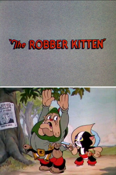 Animated movie The Robber Kitten poster