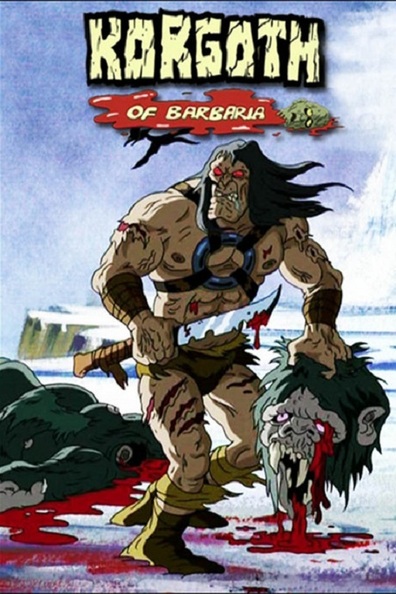Animated movie Korgoth of Barbaria poster
