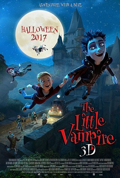 Animated movie The Little Vampire 3D poster