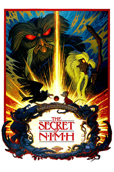 Animated movie The Secret of NIMH poster
