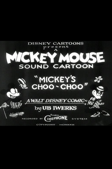 Animated movie Mickey's Choo-Choo poster