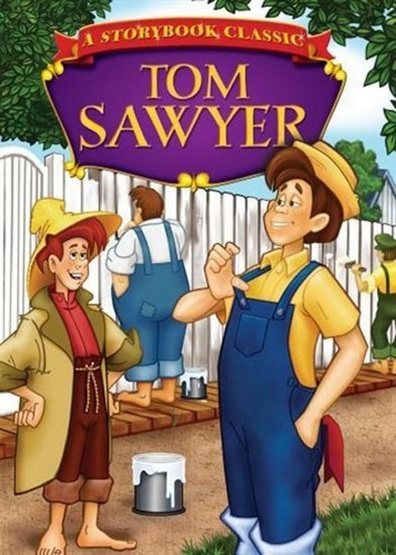 Animated movie The Adventures of Tom Sawyer poster