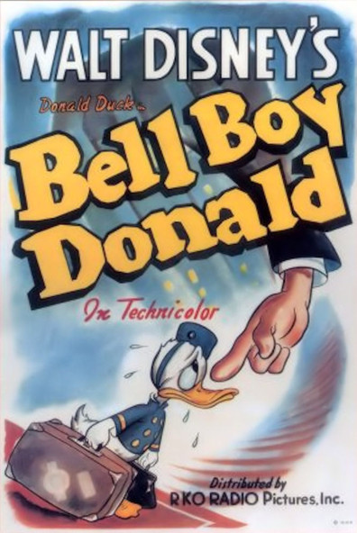 Animated movie Bellboy Donald poster