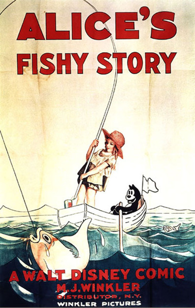 Animated movie Alice's Fishy Story poster