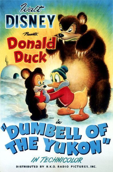 Animated movie Dumb Bell of the Yukon poster