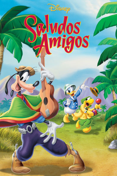 Animated movie Saludos Amigos poster