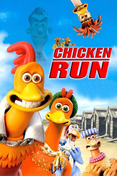 Animated movie Chicken Run poster
