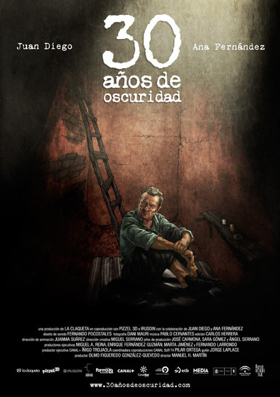 Animated movie 30 anos de oscuridad poster