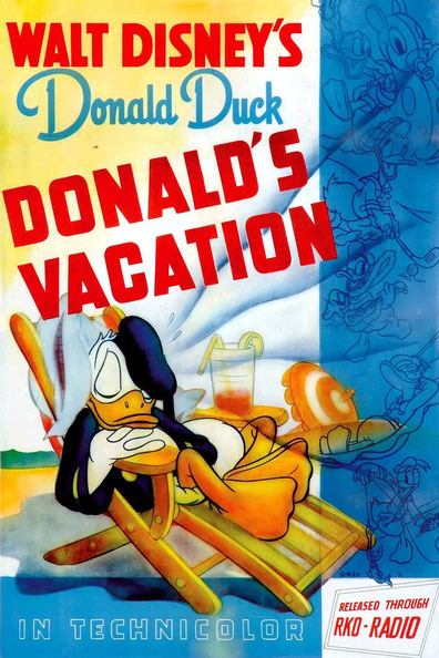 Animated movie Donald's Vacation poster