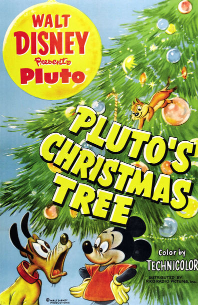 Animated movie Pluto's Christmas Tree poster