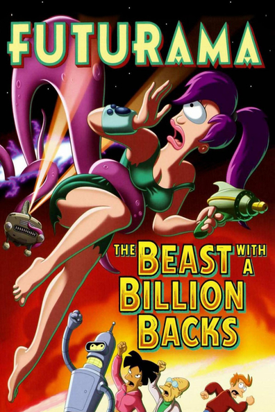 Animated movie Futurama: The Beast with a Billion Backs poster