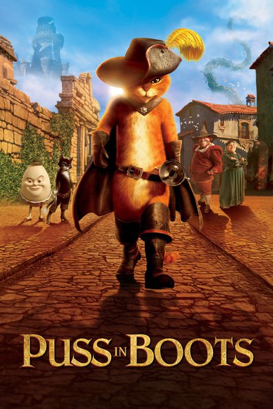 Animated movie Puss in Boots poster